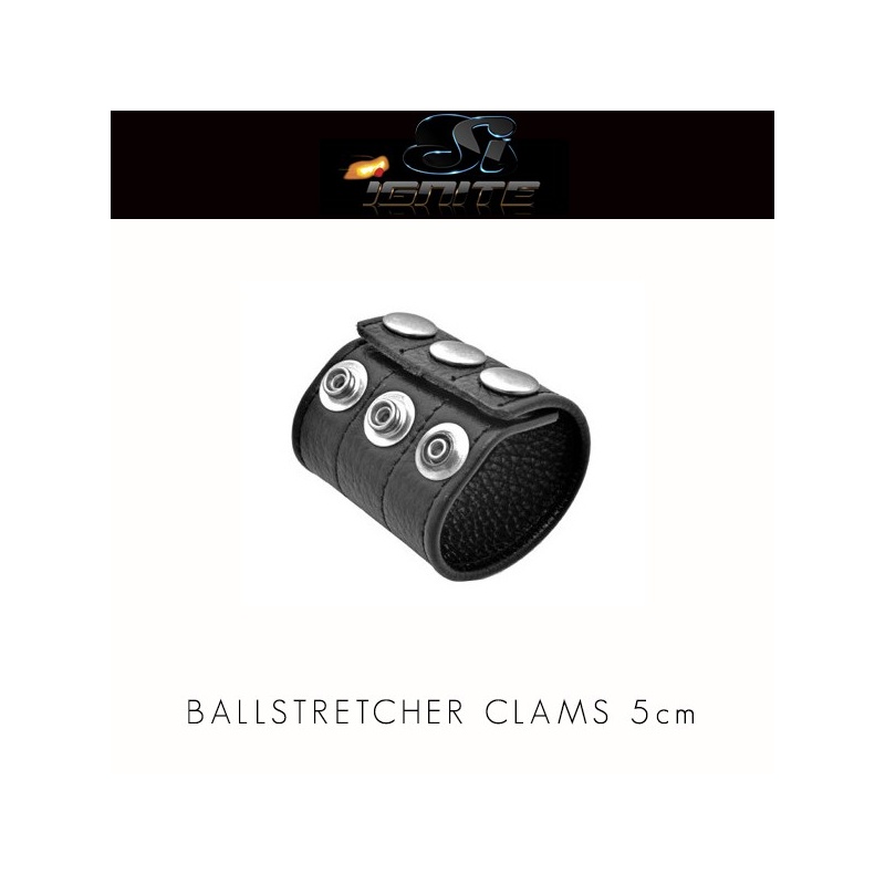 3 Snaps Plain Bulk Adjustable Leather Ballstretcher 2" 4220