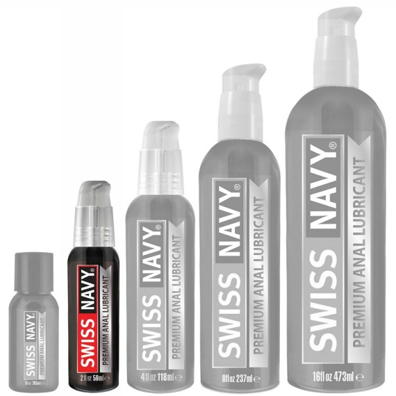 Swiss Navy Premium 59ml Silicone Anal Lubricante