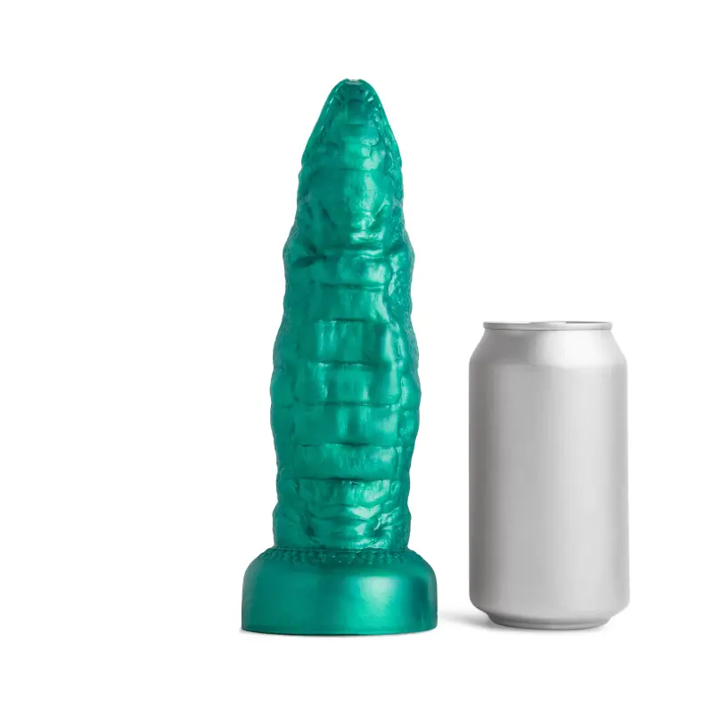 Dildo fantasy Cockadile Hankey's Toys, écailles reptile | Dark-Ink