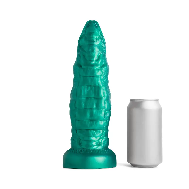 Hankey's Toys Cockadile Fantasy Dildo, reptile scales | Dark-Ink