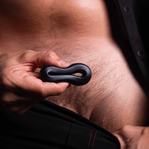 Bufu Cock & Ball Ring Black 42981