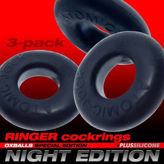 Ringer Pack 3 C-Ring Ballstretcher Night Edition