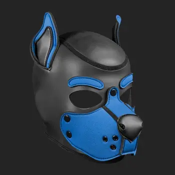 Capucha puppy K9 Hood Cobalt Mr S Leather, neopreno | Dark-Ink