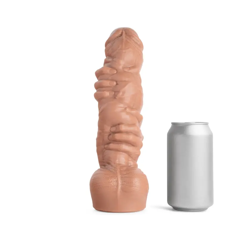 Gode fisting Dana's Grip Hankey's Toys, deux mains + hampe | Dark-Ink