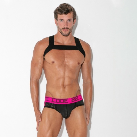 Grundlegendes elastisches Geschirr Schwarz 43362