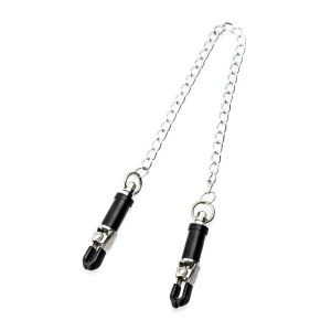 Black Nipple Clamps with chain 43736