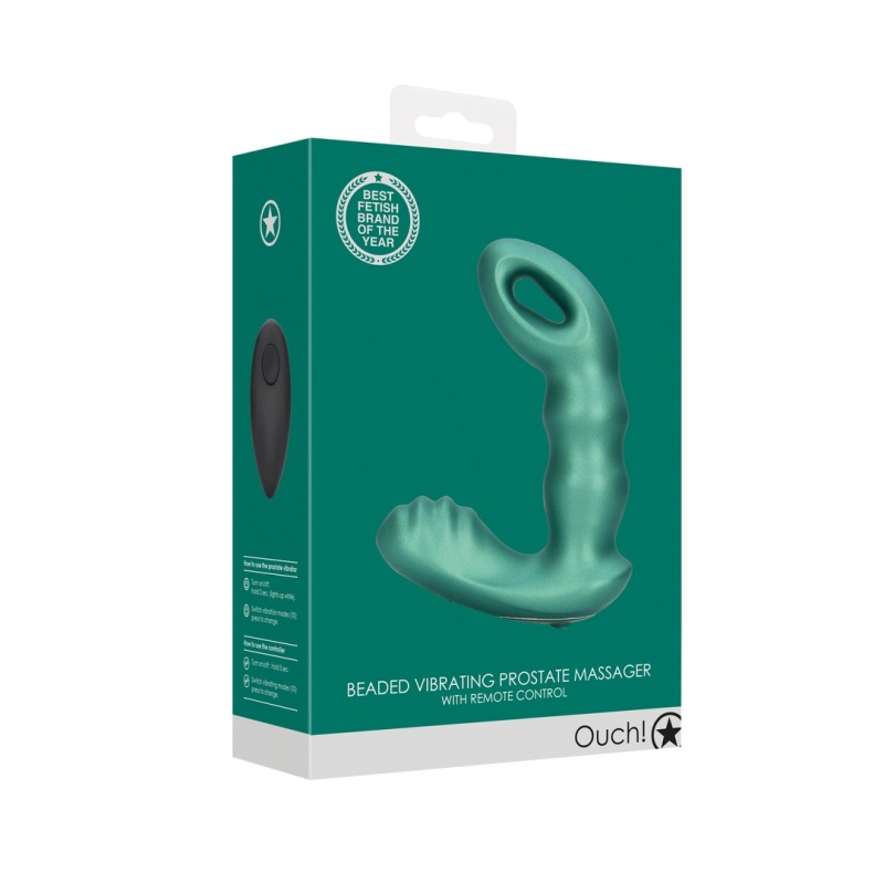 Beaded Vibrating Prostate Massager 43814