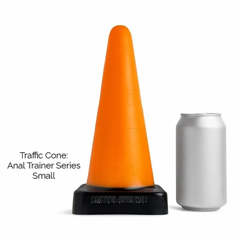 Plug anal Traffic Cone Hankey's Toys, Vac-U-Lock | Dark-Ink