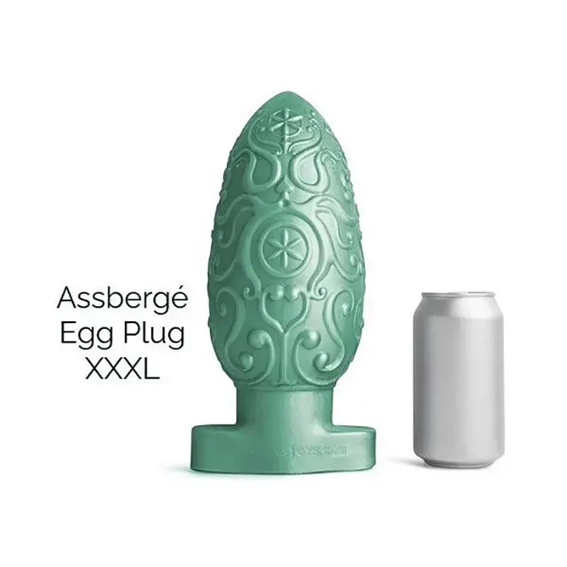 Hankey's Toys Assbergé Egg Analplug, XL bis 4XL | Dark-Ink