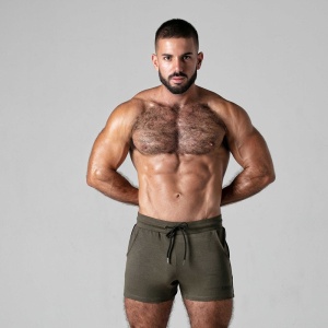 SIDE STRIPE SHORT Khaki 44635