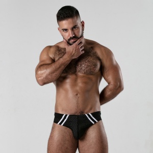 Swim Brief Rayas Blancas 44640