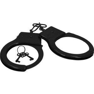 Metal Handcuffs Black 44842