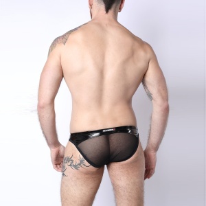 Black Chrome Low Rise Brief Black 44852