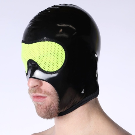 Black Chrome Mesh Eye Hood Jaune 44866