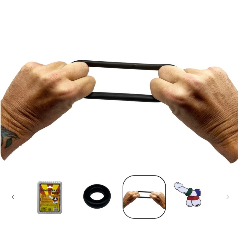 Bufu Cock & Ball Ring Black 44972