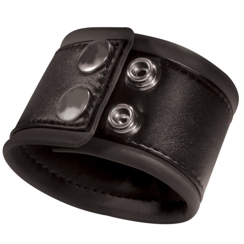 Premium Leather Wrist Bracelet Black 44983