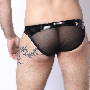 Black Chrome Low Rise Brief Noir 45041