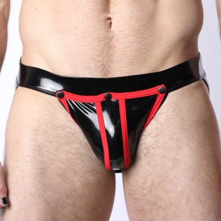 Black Chrome Jockstrap Rouge 45044