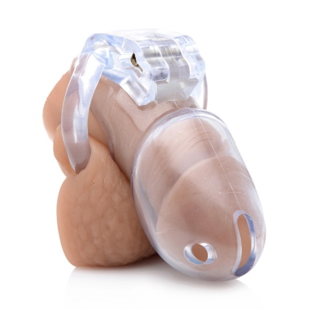 Clear Captor Chastity Cage transparente sans cadenas 45277