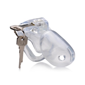 Clear Captor Chastity Cage transparente sans cadenas 45278