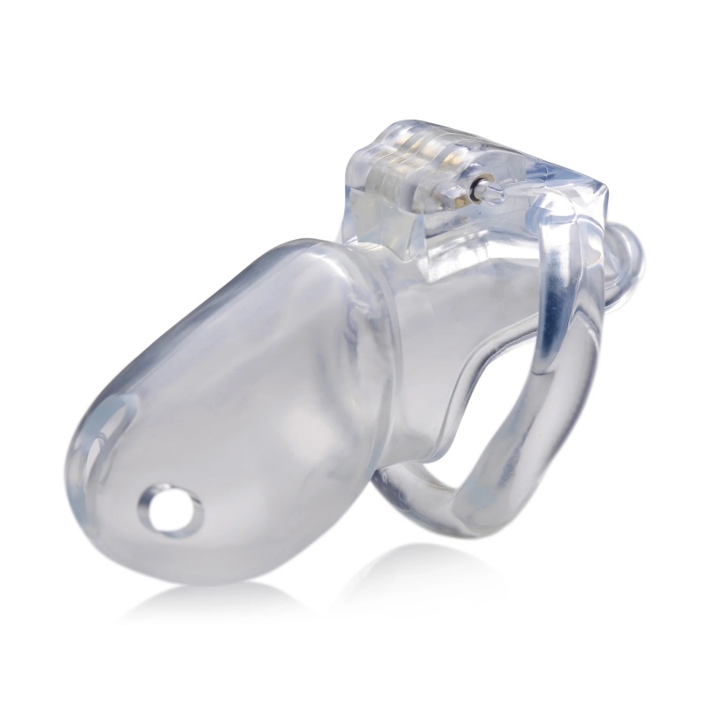 Clear Captor Chastity Cage transparente sans cadenas 45280