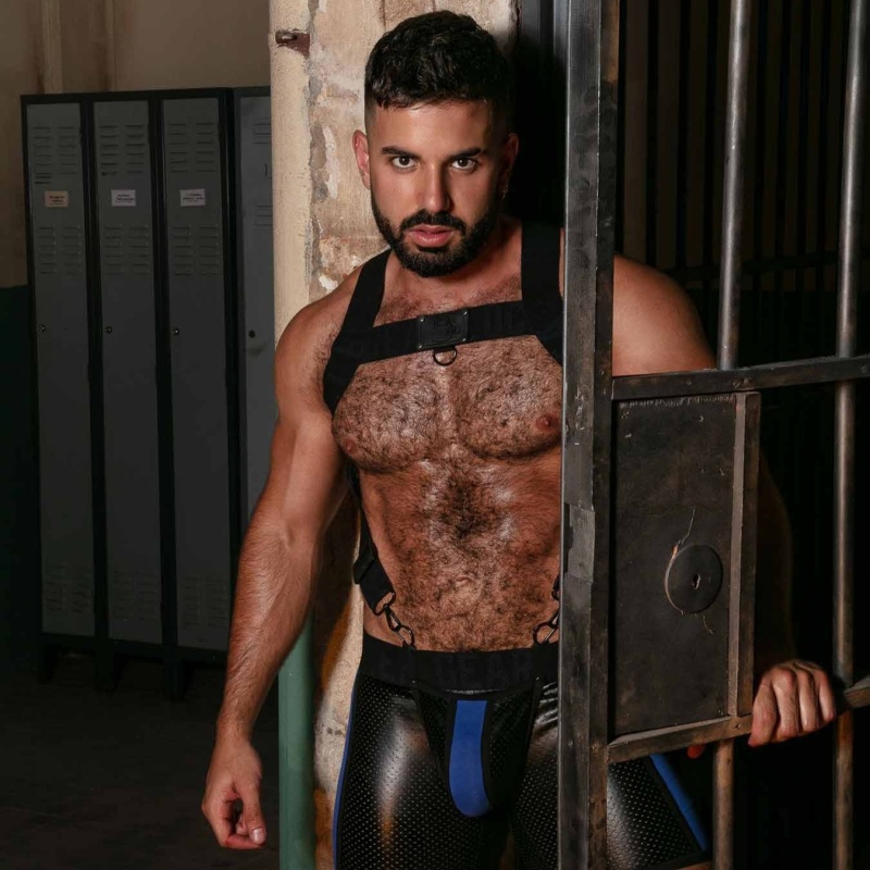 Punch Hole Boxer Brief Blau 45310