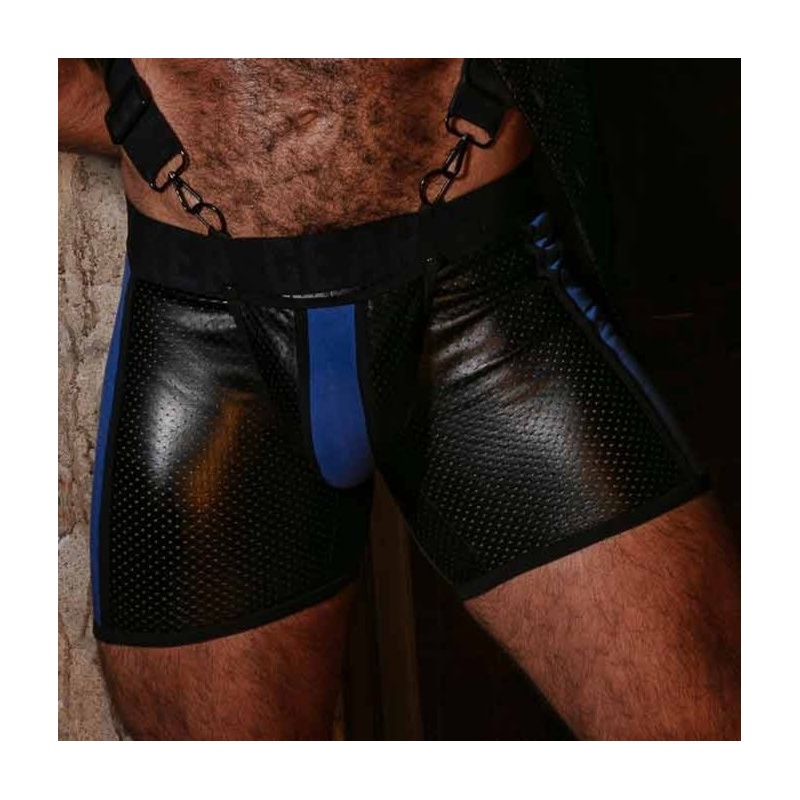 Punch Hole Boxer Brief Blue 45312