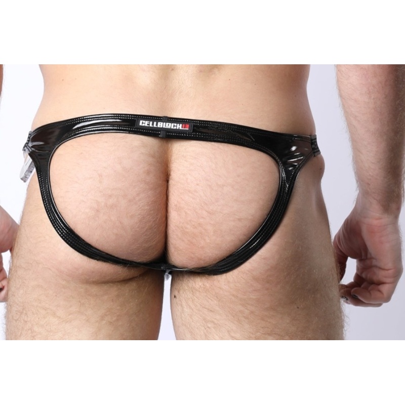 Black Chrome Jock Brief Schwarz 45613