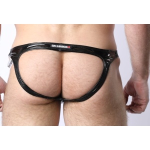 Black Chrome Jock Brief Black 45613