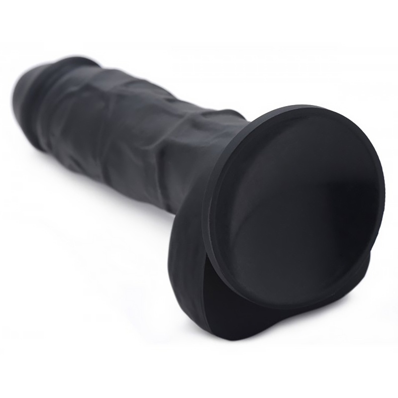 Dildo Power Pecker Silikon 18cm Schwarz 45706