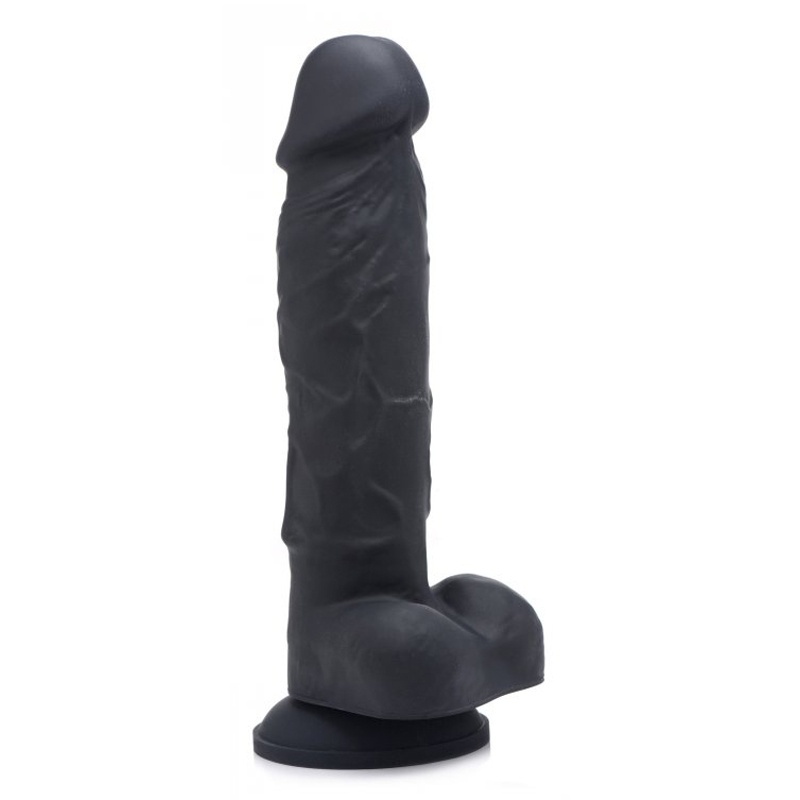 Dildo Power Pecker Silikon 18cm Schwarz 45709