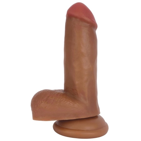 6" Bareskin Dildo with Balls 45713