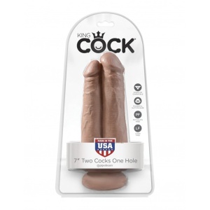 Two Cocks One Hole 7" 18cm Tan 45719