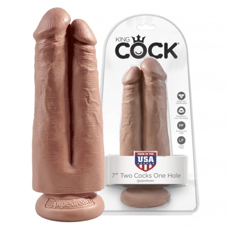 Two Cocks One Hole 7" 17cm Tan 45722