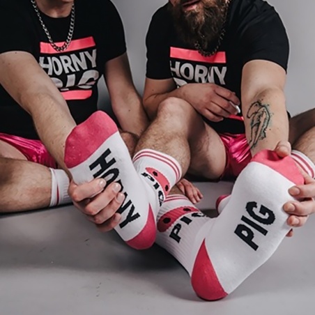 Sk8erboy Horny Pig Socks Blanches 45823