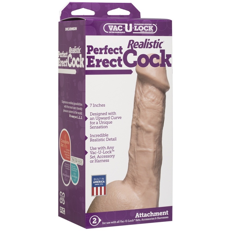 Perfectly Erect Realistic Cock 7"/18cm 45931