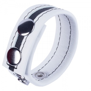 Striped Leather Cock Strap 45948