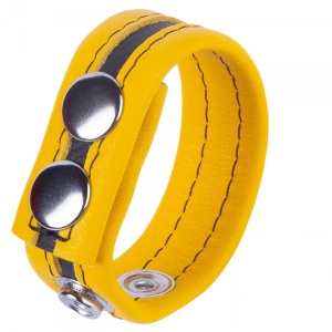 Striped Leather Cock Strap 45949