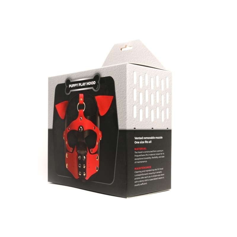 665 Bondage Pup Hood Black/Negro 45997