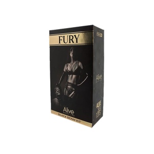 BLACK BDSM FURY KIT 10 accessoires 46153