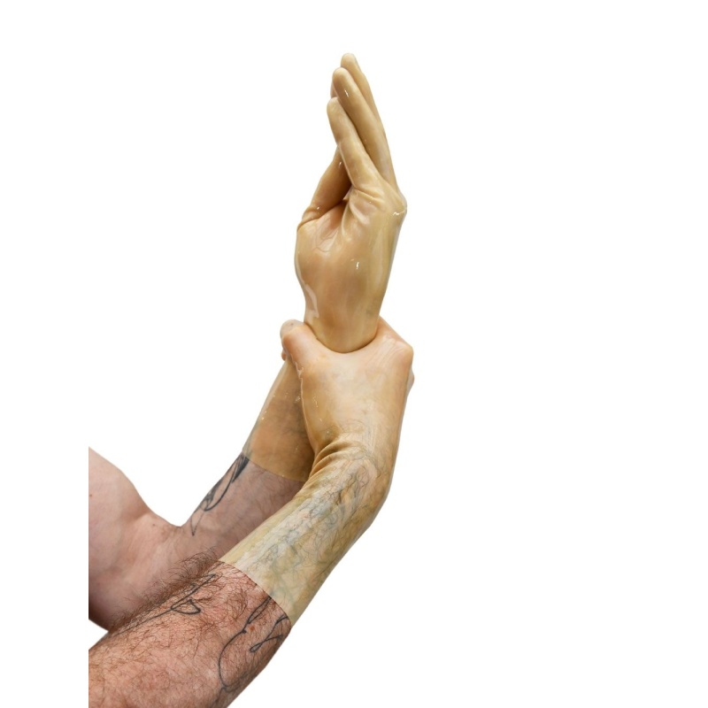 Mister B Premium Rubber Long Gloves Transparent 46252