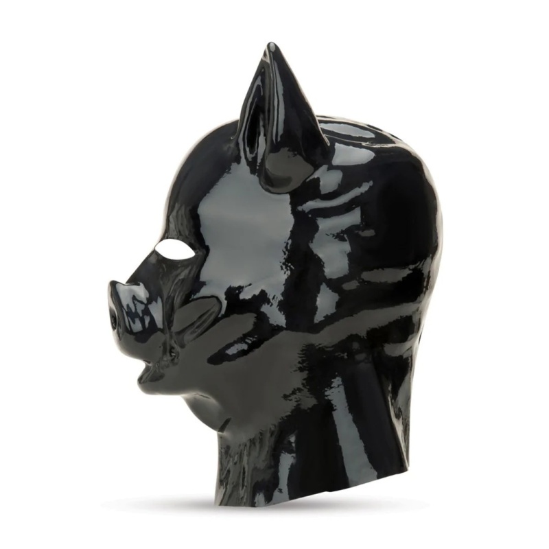 Latex Pig Hood 46254