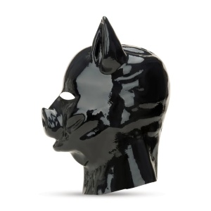 Latex Pig Hood 46254
