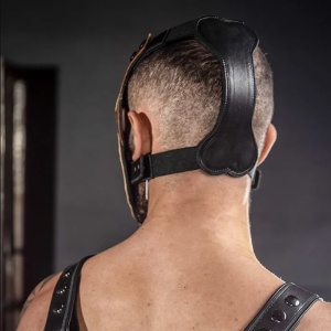 Bone Hound Puppy Muzzle - Brown 46360