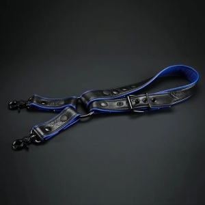 Bein-Harness Hunter Leder Schwarz/Blau 46464