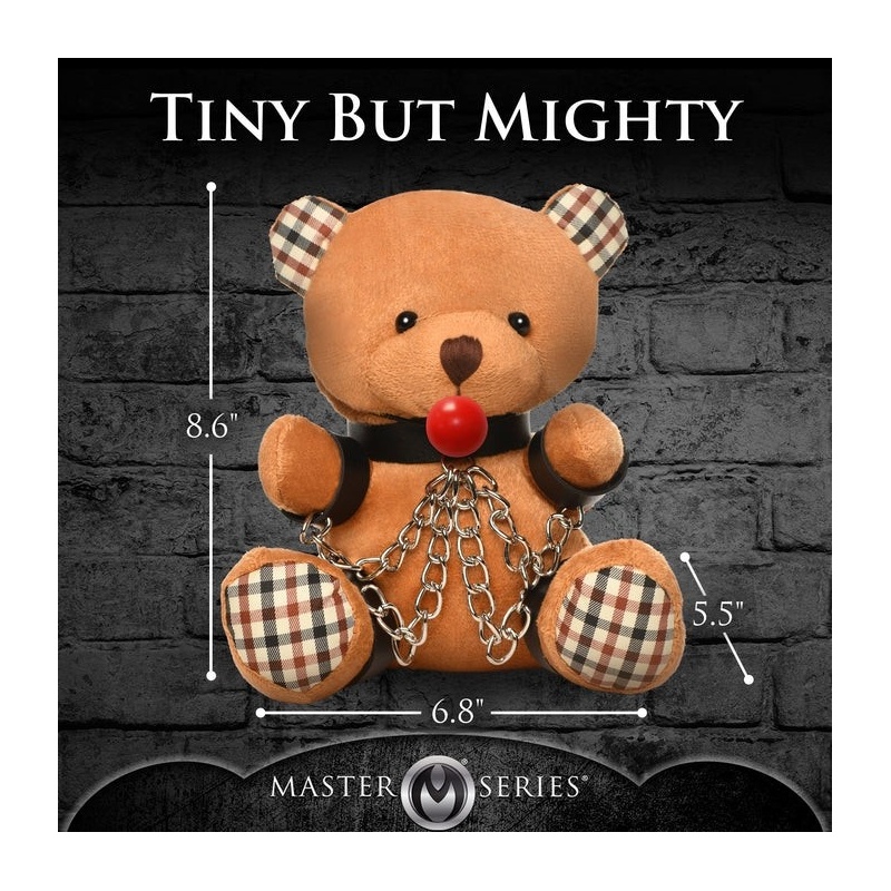 Master Series Gagged Teddy Bear Plush 46786