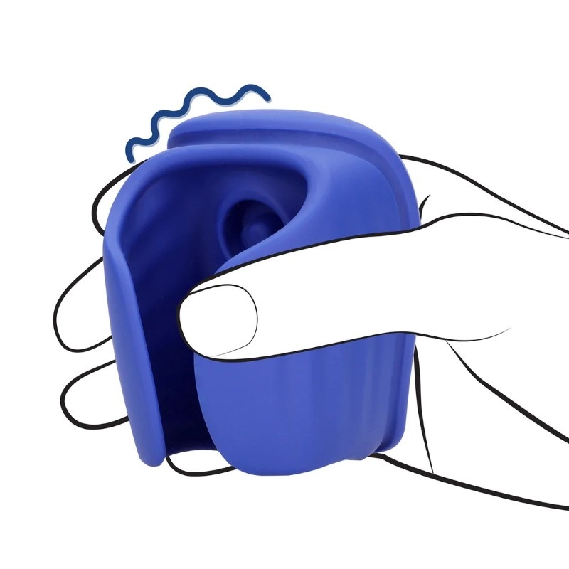 VIBRATING AND PULSE WAVE STROKER 46899