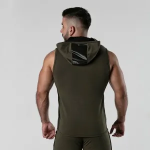 BACKROOM SLEEVELESS HOODY...