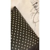 Coussin Cuir Nappa Clouté  "ALFRED"