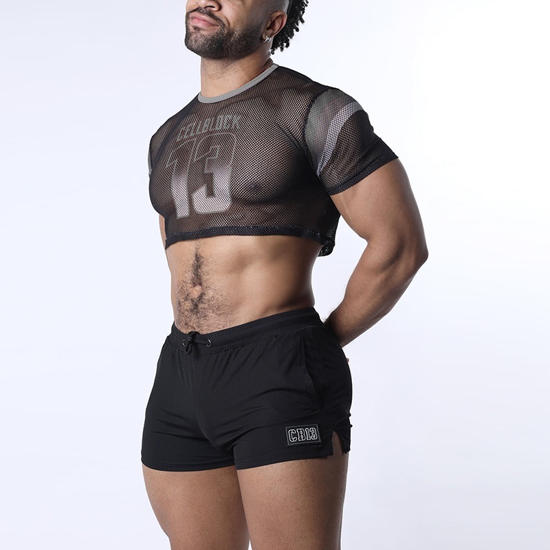 Chain Reaction Mesh Crop Top 47170